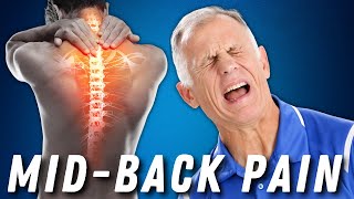 Thoracic MidBack Pain or Disc Absolute Best SelfTreatment  McKenzie Method [upl. by Ativla]