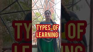 TYPES OF LEARNING  Psychology  Verbal Learning  Motor learning [upl. by Eelyrehc]