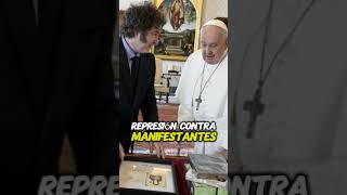 El Papa arremete contra Milei🔥😱 papafrancisco Argentina milei [upl. by Marylee]