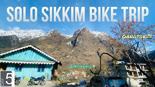 Lachung to Gangtok  Solo trip to Sikkim Day 5 Episode 7  Hunter 350 [upl. by Cost63]