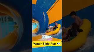 Water Slide Fun  waterparkrides waterslide waterparkthrills slide Water Park Fun [upl. by Dniren]