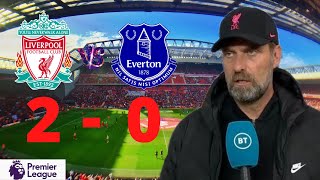 Jürgen Klopp postmatch interview after Liverpool 20 Everton [upl. by Htedirem217]