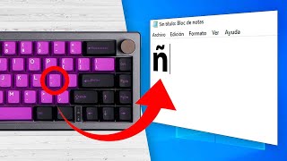 Como escribir la Ñ en un teclado en Ingles  Windows 10 y Windows 11 [upl. by Thenna691]