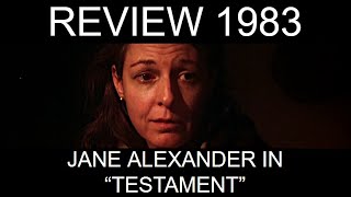 Best Actress 1983 Part 4 Jane Alexander in quotTestamentquot [upl. by Sualokcin734]