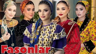 Saylanan zenan zynaty moda koynek fasonlar  Dresses for women  turkmen fasonlar 2024 [upl. by Halda]