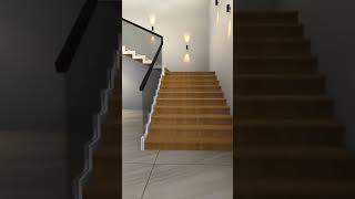 Home living room designing and stairs wooden look home design tiles [upl. by Octavius]