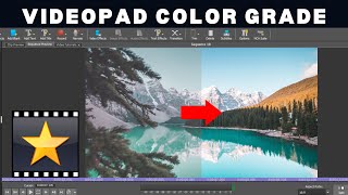 VideoPad Color Grade Tutorial [upl. by Zalucki296]