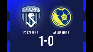 FC STREPY A  AS JURBISE B résumé [upl. by Linskey]