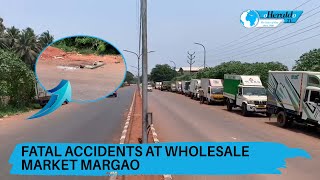 Fatal accidents at Wholesale market Margao [upl. by Ginni74]