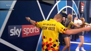 Dimitri Van den Bergh  PDC 2018 Walk on [upl. by Erodasi]