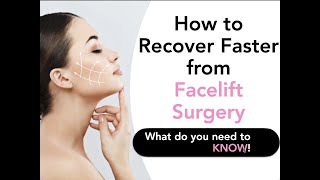 What Can Help You Recover Faster After Facelift Surgery Part 2 [upl. by Herriott]