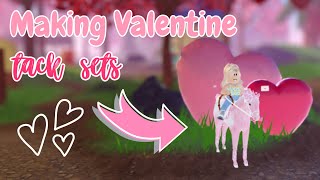 Making Valentine’s TACK SETS For My Horses  Wild Horse Islands [upl. by Heindrick]