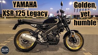 YAMAHA XSR 125 Legacy  City Ride  Acceleration  Top Speed  Overview  Exhaust Sound [upl. by Kappel904]