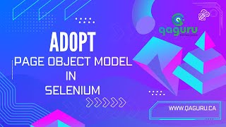 9SeleniumAdopt Page Object Model [upl. by Bill742]