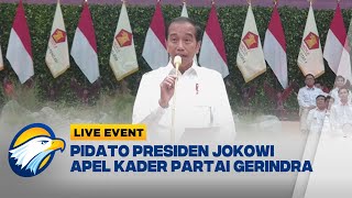 FULL Pidato Presiden Jokowi di Apel Kader Partai Gerindra [upl. by Dunham]