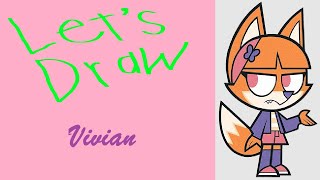 Lets Draw Vivian from quotMurphy amp Mitziquot [upl. by Yob558]