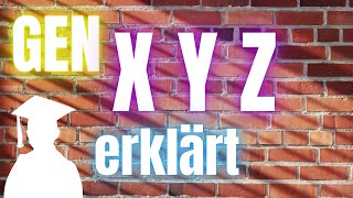 Generationen XYZ und Babyboomer erklärt [upl. by Marquita]