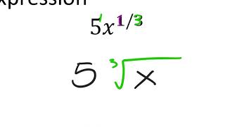 Simplifying an Expression with a Rational Exponent [upl. by Cristie]