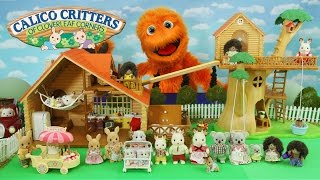 Calico Critters coloring EASTER EGGS 2016 hunt Kinder Surprise Special Edition Toys for kids [upl. by Yehtomit499]