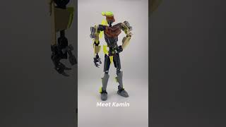 Moc showcase Kamin the protector of stone bionicle [upl. by Eelessej]