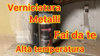 Come Verniciare ferro con bomboletta vernice spray alte temperature Ambrosol  Restauro forno legna [upl. by Sulamith]