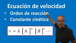 Cinética química Velocidad media general ejercicios resueltos 01 [upl. by Annay]