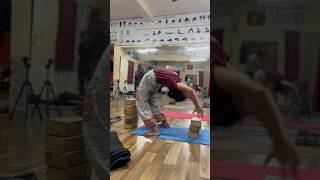 Back bending yoga [upl. by Eatnwahs]