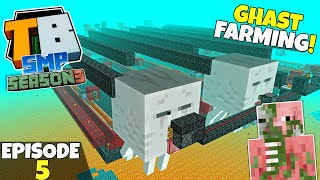 Truly Bedrock S3 Episode 5 Easy GHAST FARM Minecraft Bedrock Survival Lets Play [upl. by Ateloj226]