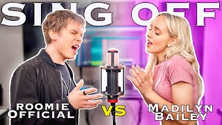 SING OFF vs RoomieOfficial LOVE SONGS vs BREAKUP SONGS  Madilyn Bailey [upl. by Mikkel]