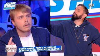 quotTes un abruti quot Clash entre Cyril Hanouna et Louis Boyard député Nupes [upl. by Thielen]