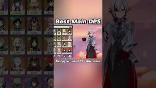 best main dps genshin genshinimpact genshincharacters [upl. by Gerita]