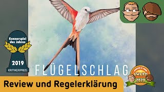 Flügelschlag Kennerspiel des Jahres 2019  Brettspiel  Review [upl. by Cord]