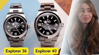 Rolex Explorer 40 OR 36 What Reviewers DONT SAY [upl. by Nilad]