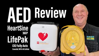 AED Review HeartSine 360P amp LifePak CR2 Fully Auto Essential WiFi 4G Cellular SafetyQuip Australia [upl. by Adamis]