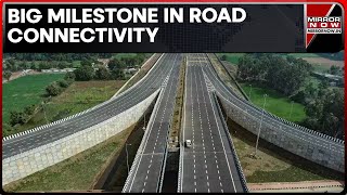 DelhiMumbai Expressway  New 24Km Faridabad Stretch Open Set To Ease Traffic Bottlenecks  News [upl. by Talya]