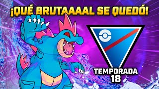 ¡FERALIGATR con GARRA UMBRÍA ESTÁ MUY FUERTE en LIGA SUPER 1500 PC  PVP GBL POKEMON GO [upl. by Inalawi966]