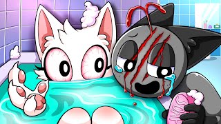 Incredibox Sprunki  Wendi X Grays Bath Story  Incredibox Sprunki Animation [upl. by Annahtur]