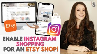 How to Enable Instagram Shopping for your Etsy Shop without your Own Website Step by Step Tutorial [upl. by Ennairda]