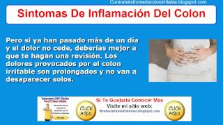 Sintomas De Inflamacion Del Colon  Como Curar El Colon Irritable [upl. by Caia]