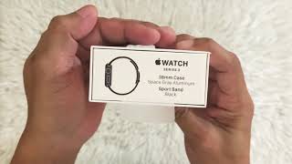 Unboxing Apple Watch series 3 38mm [upl. by Ynez]