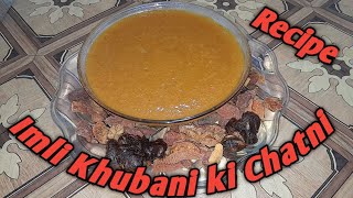 Imli OR Khubani Ki Chatni Recipe Easy Recipe by Cooking with irum [upl. by Rettig70]