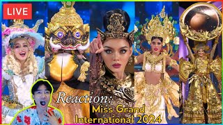 Reaction Miss Grand international 2024 National Costume  Athit Recap [upl. by Clair]