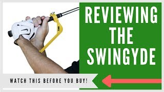 ✅ SWINGYDE Golf Swing Training Aid An HONEST Review [upl. by Fredelia]