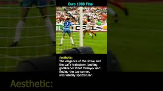 Marco van Bastens Legendary Goal  Euro 1988 Final [upl. by Mcafee]