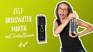 Bruiswater maken met de SodaStream  gasfles vervangen review [upl. by Yorick]