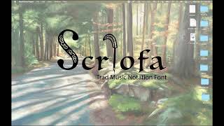 Scríofa Music Notation Font [upl. by Ardussi]