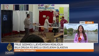 Drugi krug izbora u Francuskoj Centar i ljevica protiv stranke Marine Le Pen [upl. by Ekalb]