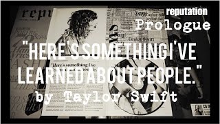 THE REPUTATION PROLOGUE  Taylor Swift Reputation Album 2017  READING  ‎sereniedawn [upl. by Barclay]