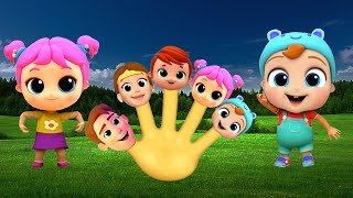 Little Angels Finger Family  Nursery Rhymes amp Kids Song [upl. by Neelon]