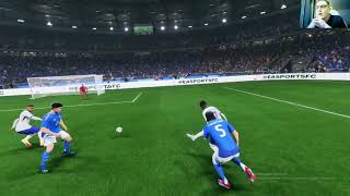 Italië  Frankrijk My reactions and comments gameplay EA Sports FC 25 [upl. by Cerracchio]